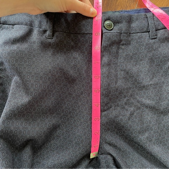 Scotch & Soda Amsterdam Couture Mott Men’s Pants Navy Blue Pleated Pattern 32 - Picture 12 of 12